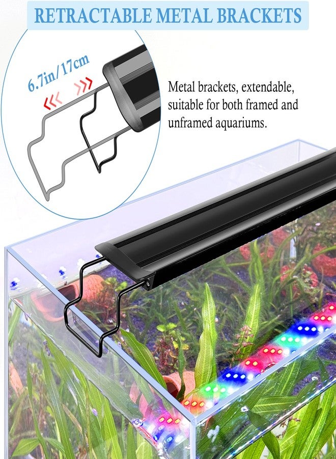 FEDOUR Aquarium LED Light, Full Spectrum Aquarium Plant Light with Timer, Extendable Metal Brackets, for Fish and Plant Tank (16-24 inch) - Image 5